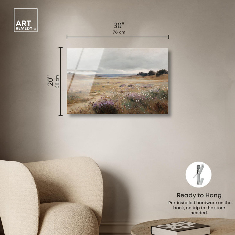 «Wild Thistle Farmhouse Art» par Art Remedy, H 20 po x l 30 po