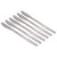 Argon Tableware - Economy Silver Dinner Knives - Rust Resistant Flatware Set of 6