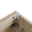 Ensemble de meuble-lavabo mural simple 36 po Maraam