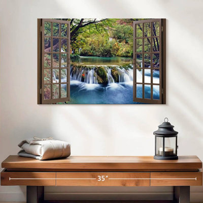 Fenêtre ouverte sur toile