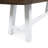 Outdoor Carlisle Benches, Sandblasted Dark Brown + White(Set Of 2)-897424054