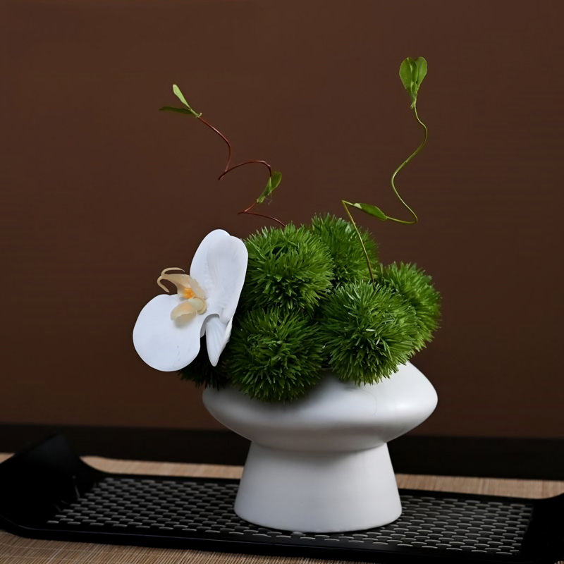 Décoration de fleurs simulées