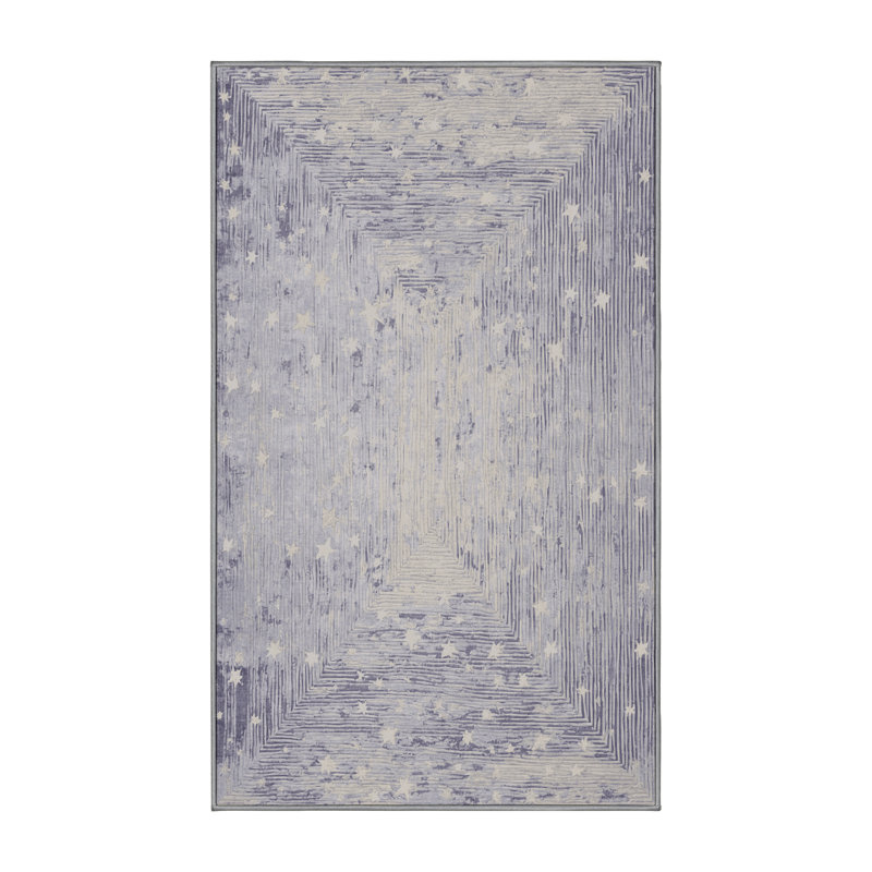 Machine Washable Gray Area Rug
