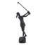 GOLFER LADY Iron Figurine 29cm-92166266