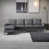 Similicuir gris est en rupture de stock