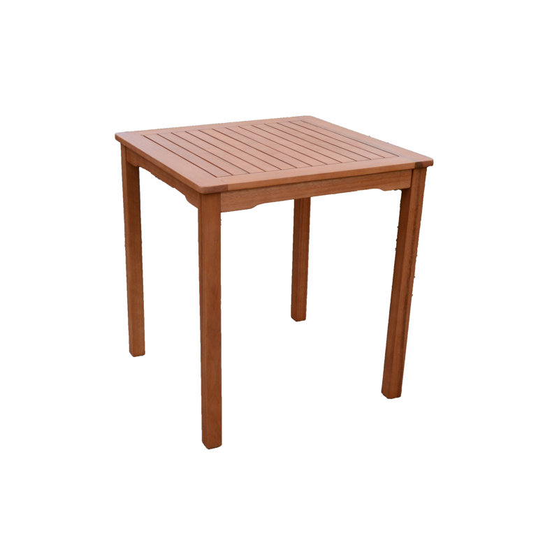 Rudloff Square Eucalyptus Outdoor Side Table , 70cm cm W 70cm cm D