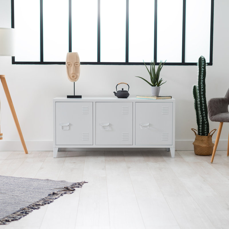 Medrano 119.9cm Sideboard, White