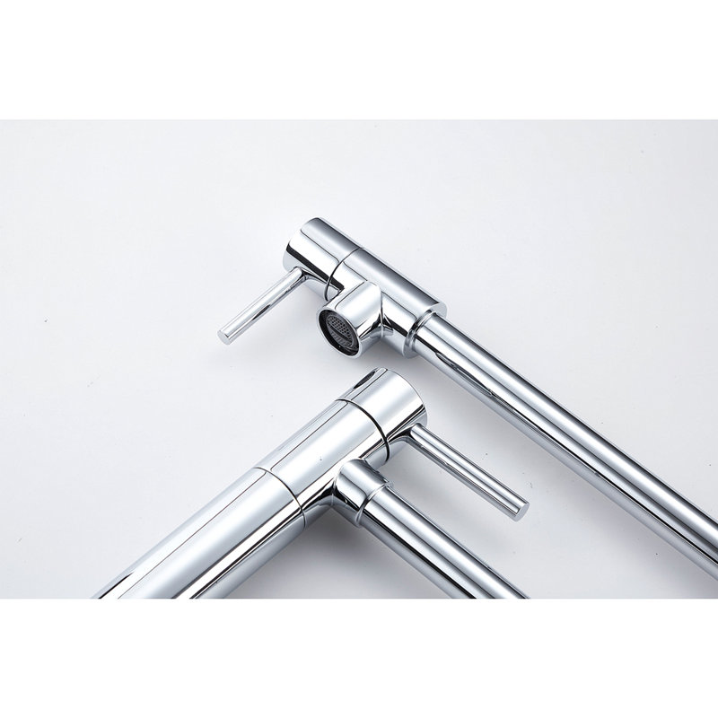 Robinet remplisseur de pot avec tige d'extension, Chrome chrome