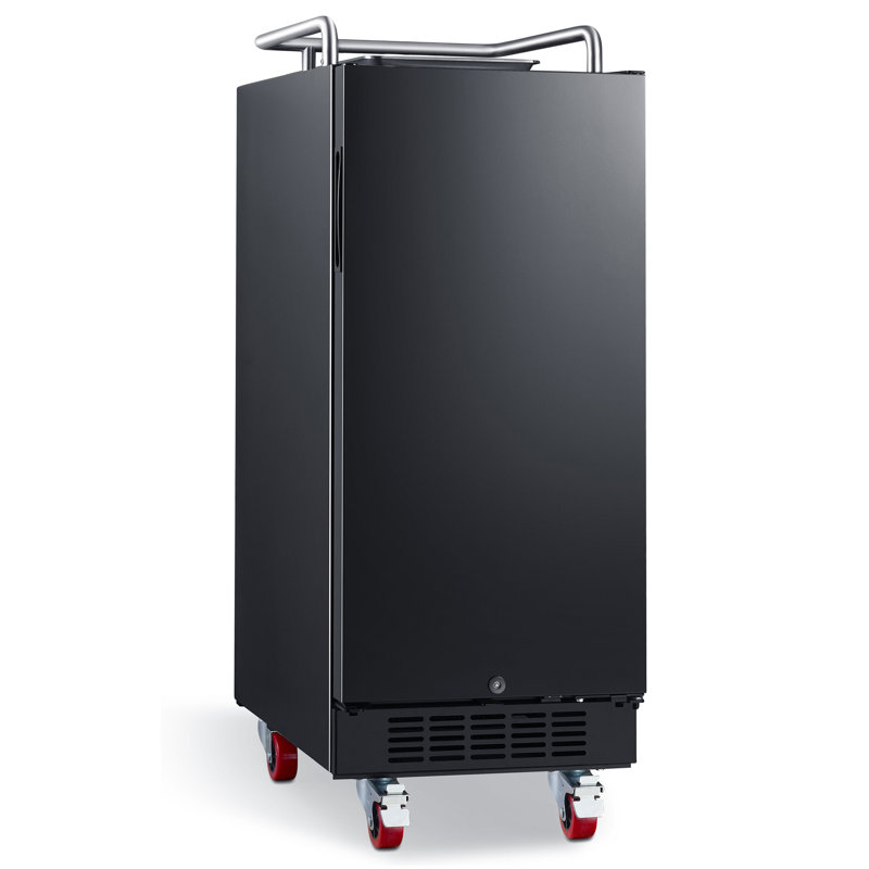 EdgeStar 3.35 Cubic Feet with Door Lock and Adjustable Temperature, Black