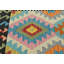 Tapis oriental multicolore à motif géométrique réversible 4X5 Lylas