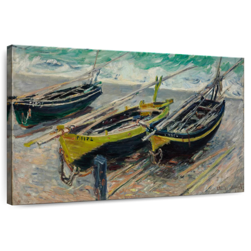 Mehar Three Fishing Boats 1886