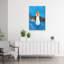 Young Woman On The Beach Classic Beach Wall Art Print by Edvard Munch - Wrapped Canvas Print-1232499299