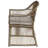 Theo Rattan Arm Chair with Cushion