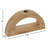 Fauve 4" Wood Tabletop Candlestick