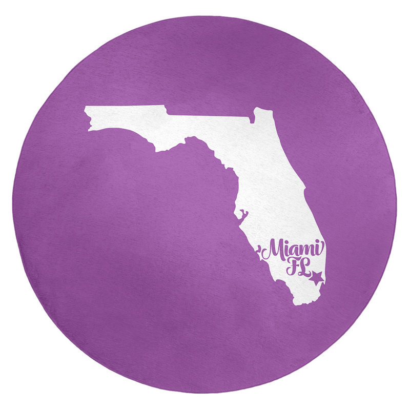 Tapis en poly-chenille miami floride