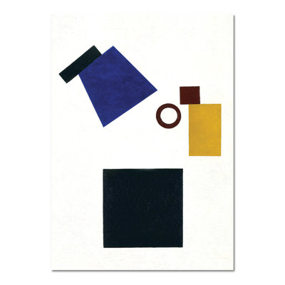 Two-Dimensional Self-Portrait 1 Piece Painting