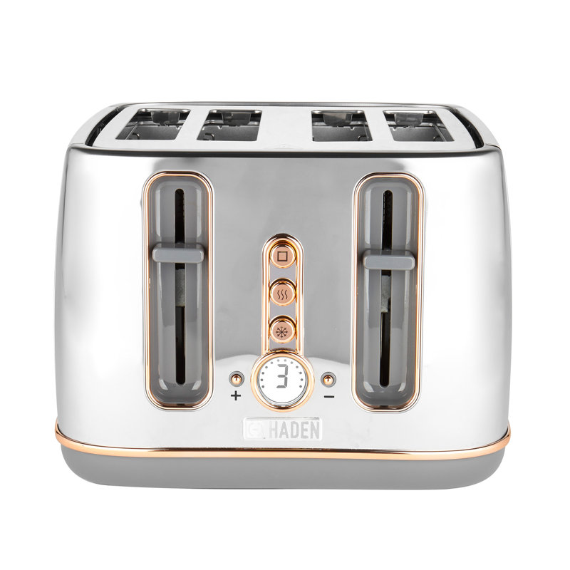 Dorchester Toaster, Chrome & Rose Gold