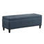 Faux Leather Upholstered Bench with Flip Top-1664387419