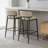 Metal Frame PU Leather Barstool-93075633