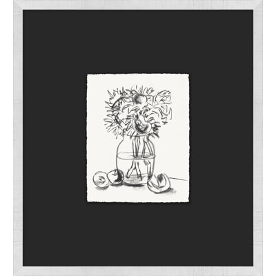 Charcoal Still Life Studies " Charcoal Still Life Studies 3 " by Lillian August Painting Print