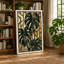 Modern Monstera Study Botanical - Wrapped Canvas-1861180912-1861180927