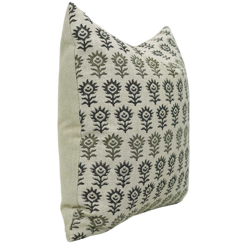 Housse de coussin intérieur / extérieur Floral Linen, H 20 po x l 20 po