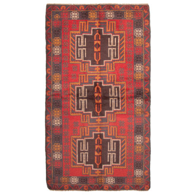 Windley Red Rug 3'8" x 6'7"
