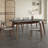 Modern light luxury rectangular dining table set-102627620
