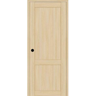 2 Panel Shaker DIY-Friendly Manufactured Wood Composite Left Hand or Right Hand Single Prehung Door