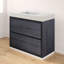 Ensemble de meuble-lavabo simple 40 po Royka-941191125