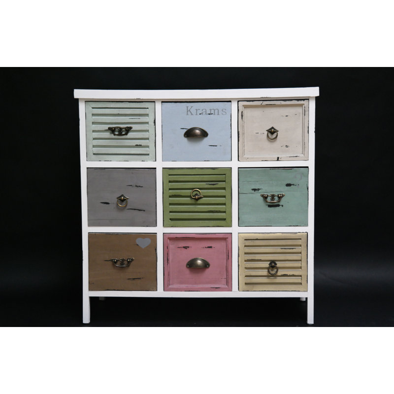 Bo 80cm W 9 - Drawer Chest of Drawers