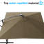 Parasol d'extérieur carré 8,2 x 8,2 pi Lannie-613090436