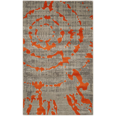 Tapis à motif abstrait Deasia Porcello