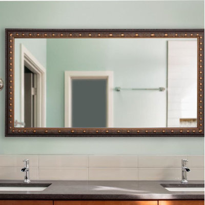 Millbury Solid Wood Flat Wall Mirror