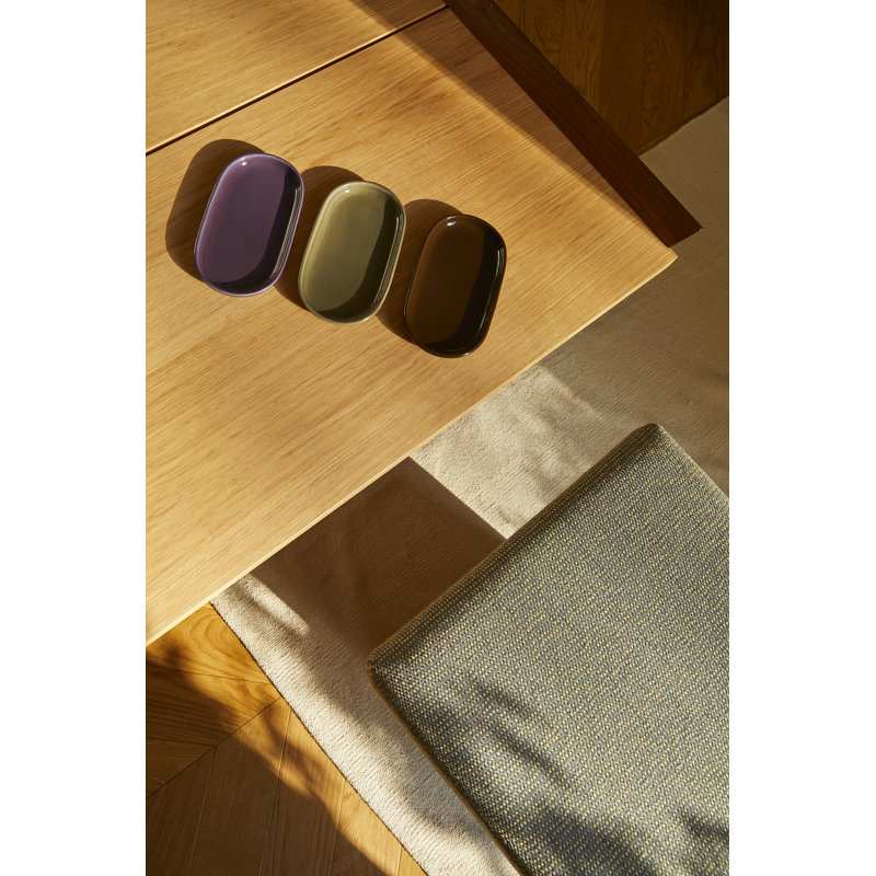 Ceramic Decorative Tray, Purple