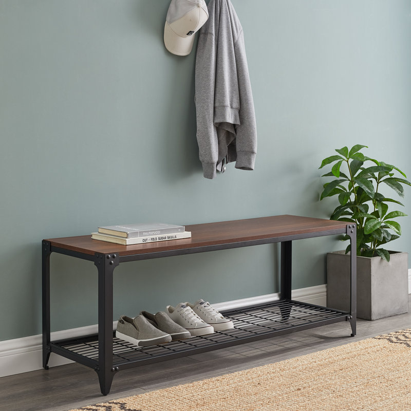 Westerleigh Storage Bench, Dark Walnut