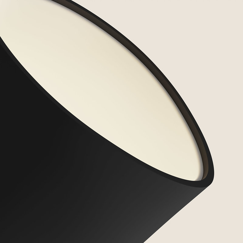 Vessel Pendant Light, 18" H x 14.5" W x 9" D, Black, Carbon