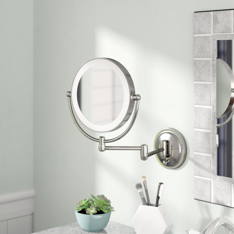 Miroir de salle de bain Billie-Rose, Chrome