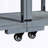 Patio Kitchen Island Solid Wood Kitchen Cart with Stainless Table Top-390963602