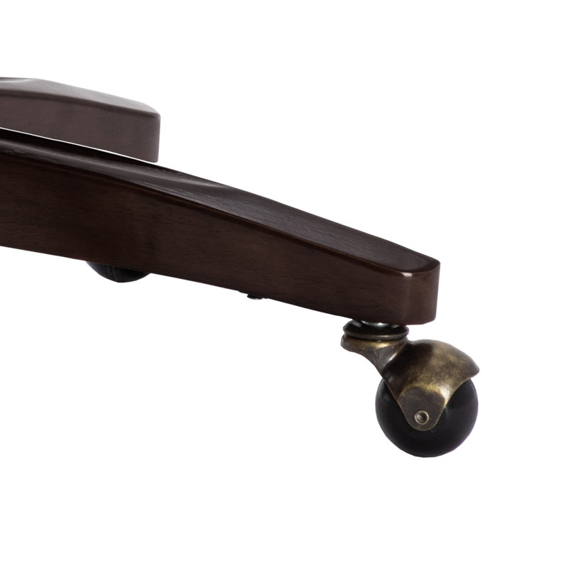 Chaise de travail Quillen, Marron foncé