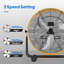 Ventilateur tambour 30 "230W 110V