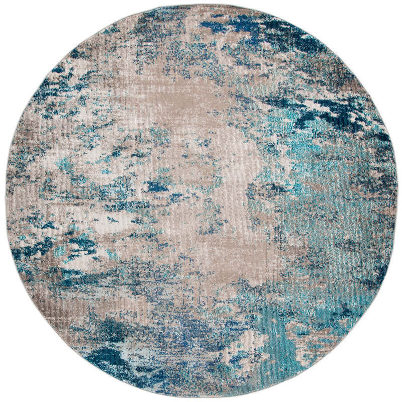 Masardis Abstract Area Rug, Round 201 cm