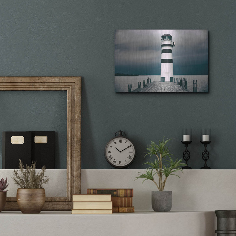 Art mural en métal Longshore Tides, H 12 po x l 16 po