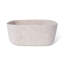 Cream Strong Felt Oval Basket Set/3-1450747557
