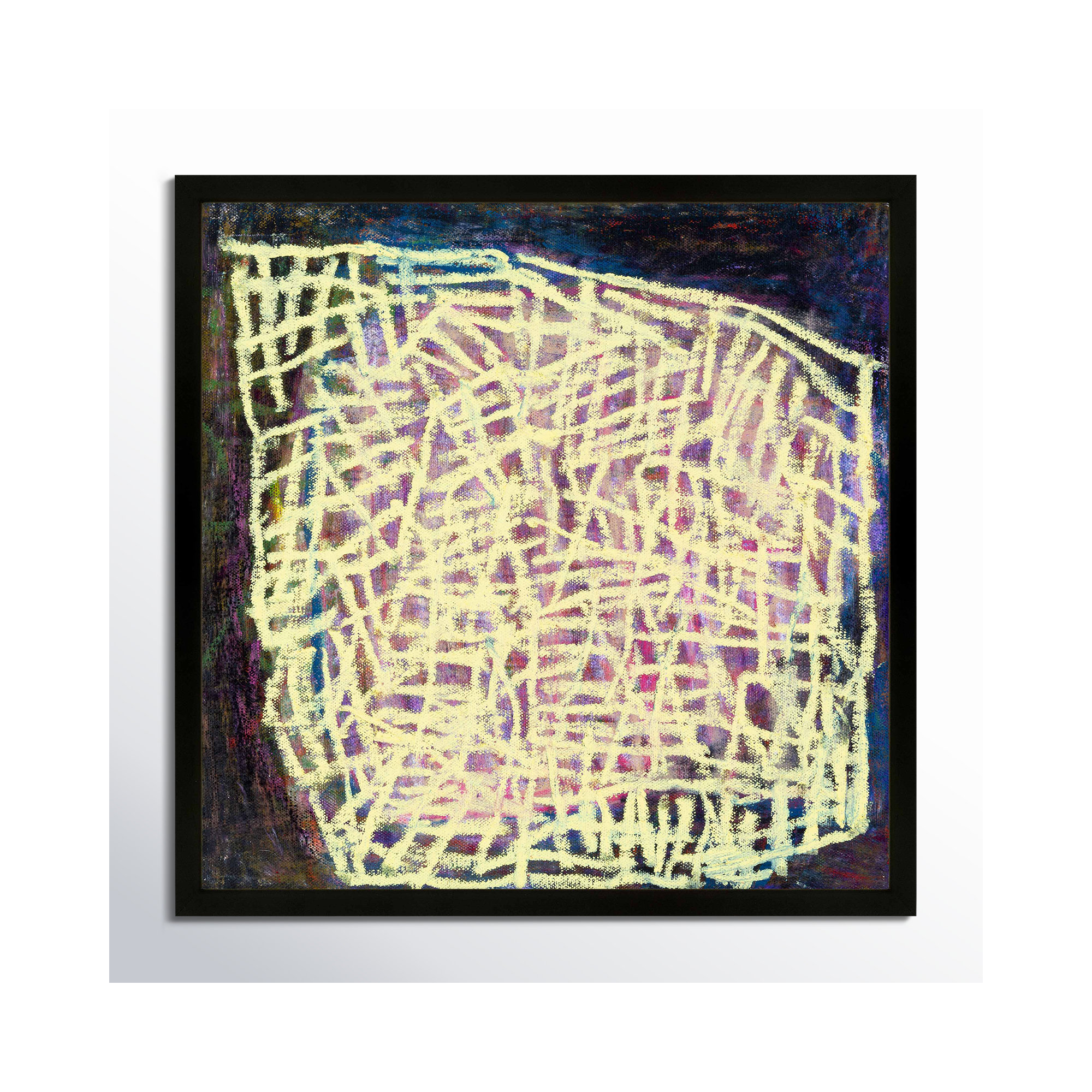 Night Light by Stephanie Dennis, Black, 10" H x 10" W  x 1.25" D