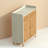 4-tier Shoe Cabinet With 2 Doors & 2 Drawers, Herringbone Wood Freestanding Shoe Rack With Adjustable Shelves For Entryway, Wood Finish-1902971369