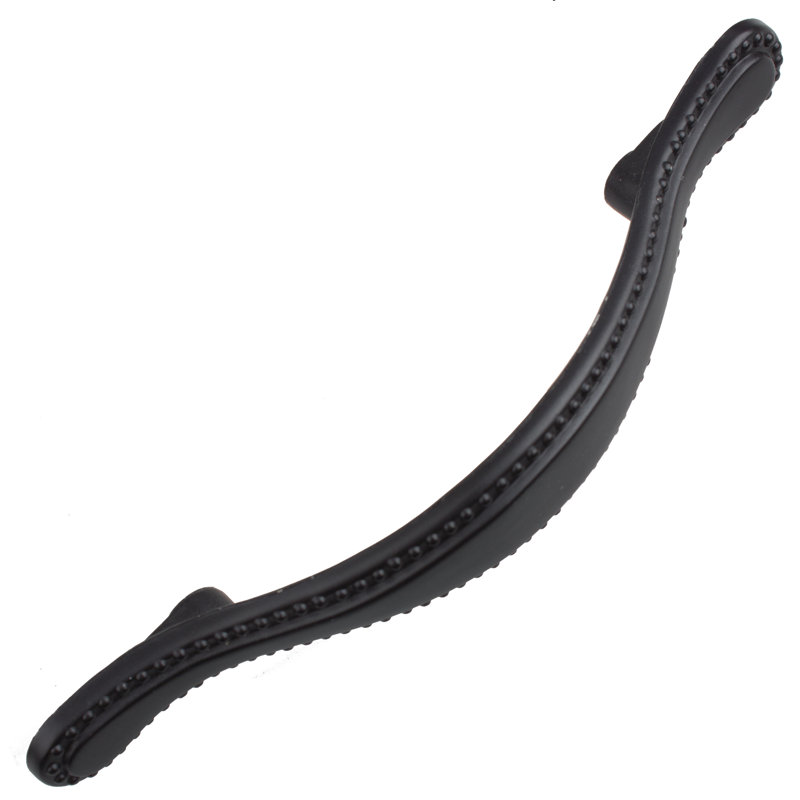 Beaded 3" Center Arch Pull Multipack, Matte Black