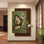 Art mural vert et grès brun-118619182