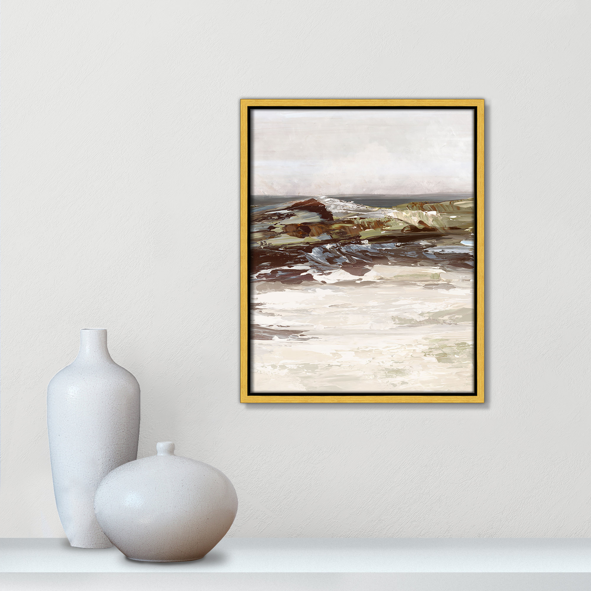 Stoney Peak Print by , Gold, 15.5" H x 12.5" W