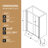 48" W X 72" H Double Sliding Shower Door In Matte Black Aluminum, 1/4"  6Mm  Clear Tempered Glass With Shatter Film, Handles, Adjustable For Bathroom Hdouble Doormatte Aluminumclear Glassanti-Shatter-123115395